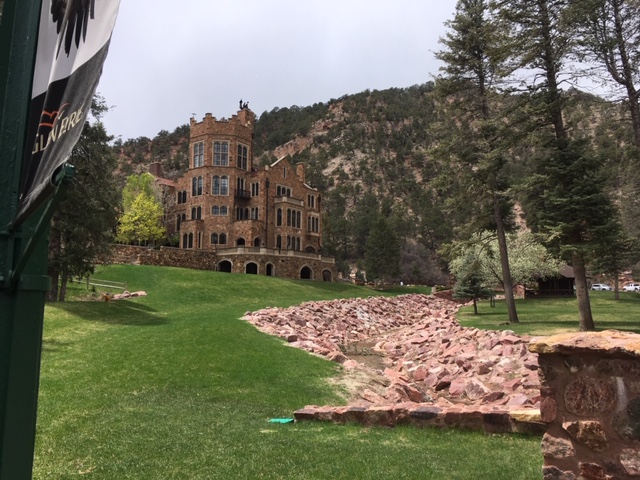 Glen Eyrie, a castle in the mountains.